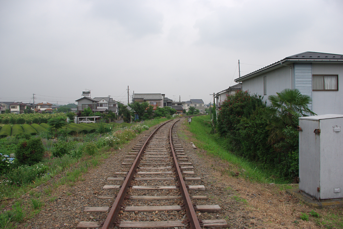 西大家構外側線跡