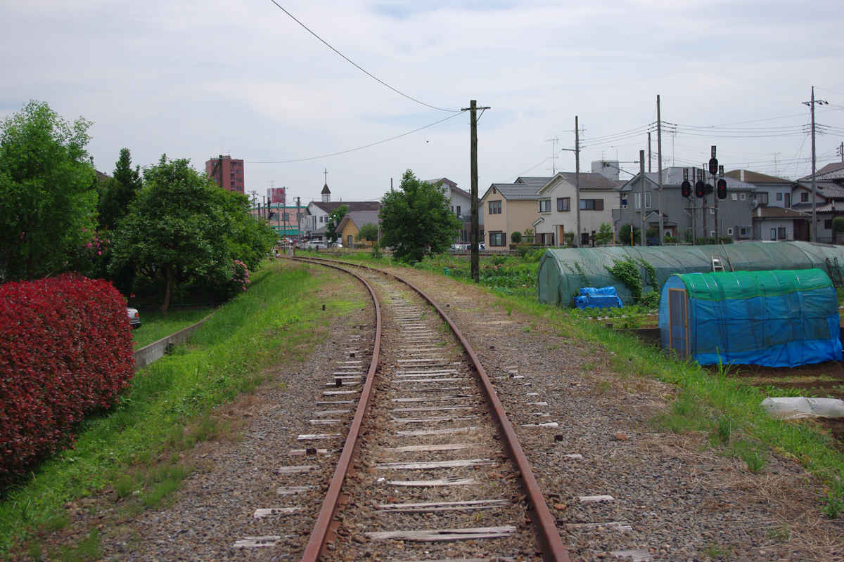 東武鉄道西大家構外側線（2009年6月12日）